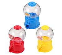 OSALADI Distributore di Caramelle Mini 3 Pezzi Colorato, Macchina per Piccole Gomme da Masticare, Scatola per Dolciumi per Feste, Compatto per Tavoli e Scrivanie, Gioco Interattivo