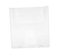 OSALADI Espositore Acrilico da Parete Organizer per Riviste e Brochure Porta Depliant Trasparente Espositore per Negozi e Uffici Supporto per Volantini e Opuscoli