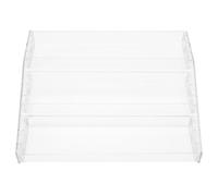 OSALADI Espositore da Banco a 3 Strati in Plastica Trasparente Supporto per Display Snack e Bevande Organizer Compatto per Piccoli Oggetti e Modelli Adatto per Supermercati e Negozi