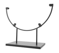 OSALADI Espositore Rotondo in Ferro da 30 CM Supporto per Piatti e Cornici da Tavolo Piccolo Cavalletto Stabile per Foto e Decorazioni Domestiche