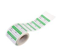 OSALADI Etichette Adesive Trasparenti Self Laminating Per Calibrazione Scrivibili Controllo Qualità Per Magazzino Gestione e Pallet