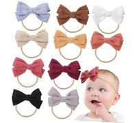 OSALADI Fascia Elastica Con Fiocchi Confezione Da 10 Fascia E Fiocchi Per Neonata Accessori Per Per Bambine Comfort