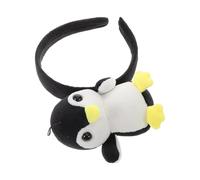 OSALADI Fascia per Chioma in Peluche Personaggio Pinguino 3D Copricapo Morbido e Comodo per e Donne Accessorio Cosplay e Festa per Lavaggio Viso e Costume Divertente