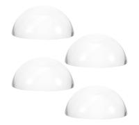 OSALADI Fermacarte in Vetro Trasparente a Cupola 50 MM Set da 4 Pesi per Modelli di Cucito e Trapuntatura Supporto Stabile per Tessuti e Lavori Artigianali per Sartoria e Creazione di