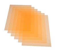 OSALADI Filtri Luce Gel Colorati in Pvc Trasparente 6 Pezzi, Pellicole a Colori Per Illuminazione Didattica, Fogli Filtranti Ottici Per Esperimenti Scientifici e Progetti Scolastici