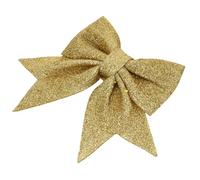 OSALADI Fiocco Natalizio Oro N.2 30X35 CM per Decorazioni Albero di Natale e Addobbi per Eventi Festivi