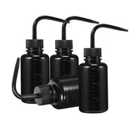 OSALADI Flaconi Spremibili per Liquidi 150 Ml Set da 4 Bottiglie di Plastica per Pulizia Ciglia e Accessori Tatuaggi Punta Ritagliabile e Scala Graduata per Uso Domestico e Professionale