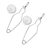 OSALADI Fusione Metalli con Crogioli Ceramici Piccoli Pinze Resistenti per Gioielli Utensili per Fusione Argento e Rame Strumenti Termici Versatili per Laboratorio e Artigianale