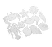 OSALADI Fustella in Acciaio al Carbonio Strumento per Artigianato e Scrapbooking Fustelle Decorative per Biglietti e Album