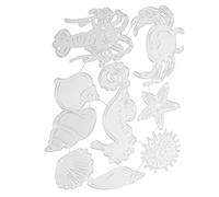 OSALADI Fustella in Acciaio al Carbonio Strumento per Artigianato e Scrapbooking per Creare Biglietti e Album Fustelle Decorative per Diverse Esigenze