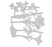 OSALADI Fustelle in Acciaio Ad Tenore Carbonio Modello Taglio Forma Foglia Fustella per Goffratura per Scrapbooking e Album Fotografici