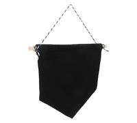 OSALADI Hangings murali stoccaggio vuoto montare badge per per riempire bandiera a parete gancio tela visualizzazione pin Banner murale Nero