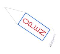 OSALADI Insegna Aperta al Neon a LED Verticale 188X38 CM in Acrilico Trasparente Alimentazione USB per Negozi e Ristoranti Luce Decorativa da Parete per Attività Commerciali e Ambienti