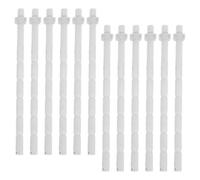 OSALADI Kit 12 Pezzi Aste Pulsanti Scarico Wc, Aste di Ricambio Serbatoio Water in Materiale Resistente, Superficie Liscia, Facili da Tagliare e Installare per Accessori Bagno