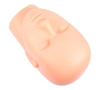 OSALADI Kit Completo per Extension Ciglia e Pinzette in Acciaio Inox Testa di Manichino in Silicone Facile da Muovere, per Principianti per Esercitarsi Nell'estensione Ciglia