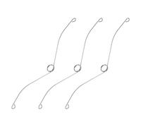 OSALADI Kit Molle Metalliche per Ventola di Ventilazione Bagno 3 Pezzi 14X156 MM Molla di Sfiato Soffitto Clip a Molla per Griglia Copertura Ventilatore Ricambio Aria