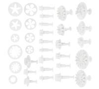 OSALADI Kit per Lavori in Argilla Pezzi Set di Utensili per Ceramica Timbri in Plastica per Fiori Utensili per Fondente Tagliabiscotti per Ragazzi E Ragazze per La Scuola