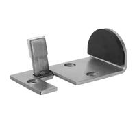 OSALADI Limitare la marcia della porta fermo limite porta accessorio dispositivo posizionatore stampato a pressione fermo di posizionamento cancello Silver