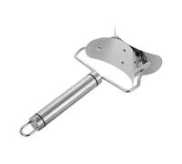 OSALADI Macchina Manuale per Pasta in Acciaio Inox con Manico Ergonomico, Pressa per Ravioli Cinesi da 8,5 Cm, Stampo per Involtini e Gnocchi, Utensile Cucina per Preparazione Rapida