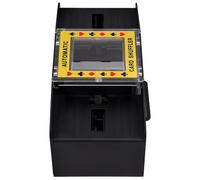 OSALADI Macchina Mescolamento le Mescolatore per Mescolare Automatica Carte in Abs Nero Fluido da Gioco Poker e Giochi da Tavolo