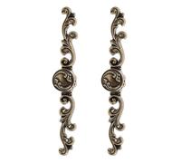 OSALADI Maniglie Vintage per Mobili 2 Pezzi, Maniglia Retrò in Lega di Zinco 166mm con Viti, Manopole per Cassettiere e Armadi, Accessori per Mobili da Cucina e Guardaroba in Stile