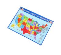 OSALADI Mappa dell'America Poster Educativi per Aula e Casa Mappa Geografica per Insegnanti e Studenti