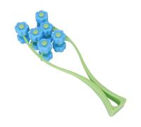 OSALADI Massaggiatore per Viso Rullo a 6 Ruote a Forma di Fiore Strumento per Massaggio del Mento Piccolo e Portatile Rullo per Massaggio del Viso per Uso Domestico e fuori Casa