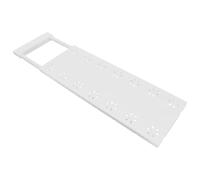 OSALADI Mensola di Tensione Regolabile in Plastica per Armadio 32-48 Cm, Divisorio Espandibile per Ripiani Guardaroba, Organizer Versatile per Cucina, Bagno e Mobili Casa