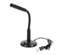 OSALADI Microfono Usb Per Computer e Laptop Per Canto Conferenze Giochi e Streaming Live Accessorio Pratico e Leggero Alta Sensibilità Per Voce Chiara e Coinvolgente