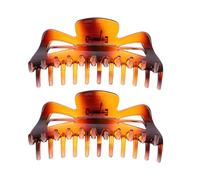 OSALADI Mollette per Chioma Donna Grandi 2 Pezzi in Acrilico Design a Denti, Adatte per Chioma Spessi o Sottili, per Cosmetica e Lavaggio del Viso