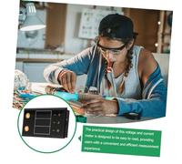 OSALADI Multimetro Digitale Dc Compatto e Portatile con Display LED per e Tensione Tester Elettricista Affidabile per Professionale e Banco