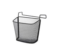 OSALADI Organizer da Scrivania in Ferro Nero con Cestino Appendibile Multifunzione Porta Penne e Portaoggetti per Ufficio Compatto e Resistente per Scrivania Ordinata