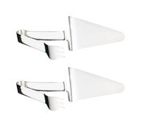 OSALADI Pala da Pizza e Torta in Acciaio Inox 2 Pezzi Impugnatura Ergonomica, Spatola per Formaggio e Accessori per Cucina e Forno, Utensili per Pizzeria e Preparazione Dolci