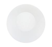 OSALADI Paralume a Globo in Vetro Opalino per Lampada da Scrivania, Coprilampada Rotondo per Sostituzione, Atmosfera Calda e Accogliente, 1 Pezzo, Diametro 250 MM