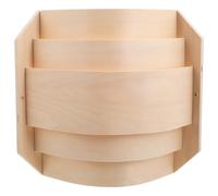 OSALADI Paralume in Legno Sottile per Sauna con Design ad Angolo Retto, Copertura Lampada Resistente alle Alte Temperature per Casa e Hotel, Effetto Luce Soffusa e Installazione Rapida