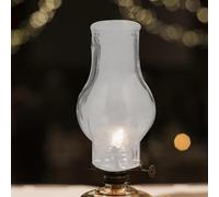 OSALADI Paralume in Vetro per Lampada a Olio 5 Pezzi Copertura Antivento Vintage per Lampada a Cherosene Accessorio Leggero e Resistente per Uso Domestico Esterno e Campeggio