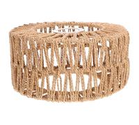 OSALADI Paralume Intrecciato in Corda di Paglia Piccolo Giallo, Coprilampada per Lampada da Soffitto, Paralume per Plafoniera da Bar e Hotel, Leggero e Facile da Installare per Soggiorno