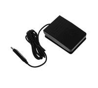 OSALADI Pedaliera USB Singola per Computer, Interruttore a Pedale Nero in Plastica, Resistenza Minima, 1 Tasto Personalizzabile per Streaming e Push To Talk