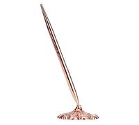 OSALADI per Ufficio con Base Metallo Stabile e Design Ergonomico Scrittura per Banche e Uffici Rosa Oro
