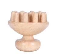 OSALADI Pettine per Massaggio alla Testa in Faggio Naturale, Massaggiatore Manuale Comodo e Sicuro Design Fine e Linee Lisce per Uso Domestico