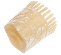 OSALADI Pettine Stile Naturale Corno Punta in Bue per di Chioma Massaggio Confortevole e Delicato la Pulizia del Cuoio Capelluto Colore Casuale sulla Pelle Stili multipli