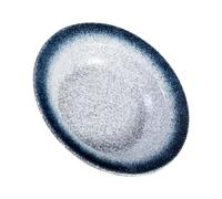 OSALADI Piatto Ceramico Giapponese da 8 Pollici, Blu Gioiello, Rotondo | Pizza e Bistecca, Finitura Liscia, per Feste, Buffet e Tavola di Casa