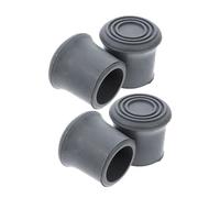 OSALADI Piedini di Gomma Antiscivolo di Ricambio 4 Pezzi per Seggiolino da Bagno e Bastone per Camminata, Compatibilità Versatile e Sicurezza Migliorata per Doccia e Bagno