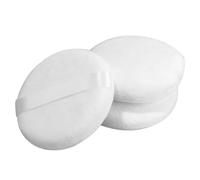 OSALADI Piumino Cosmetico Lavabile in Cotone 3 Pezzi, Grande Piumino da Cipria Rotondo Soffice per Viso e Corpo, Spugna per Sfumare Polvere Libera, Portatile e Uso Quotidiano