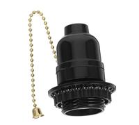 OSALADI Portalampada E27 Catenella a Tirare e Base in Bachelite, Lampada a Catena Per Uso Interno Dissipazione Del Calore, Adatta a Ambienti Residenziali