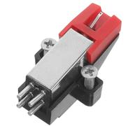 OSALADI Puntina per Giradischi Dinamica Ago di Ricambio in Rubino, Attacco Stilo per Fonografo, Riproduzione Audio Autentica per Vinile e Lettore Giradischi, Adatta a Rock Pop Jazz,