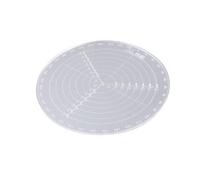 OSALADI Righello Di Centraggio Acrilico Trasparente Per Tornio Legno Bussola Con Scala Per Disegnare Cerchi Strumento Durevole Per Tornitori e Lavorazioni Artigianali