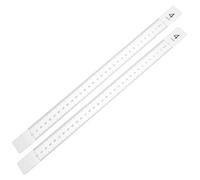 OSALADI Righello per Livellare Biscotti Impasto e Cottura con Scala Graduata per Misurare Spessore Guida per Mattarello per Biscotti e Snack Lisciatrice Pratica per Uso Quotidiano