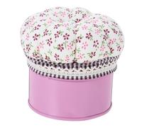 OSALADI Scatola Portaago e Filo Antiruggine Design Zucca Contenitore Cucito Compatto con Protezione Polvere per Accessori Ago e Filo Custodia Portatile per Cucito Domestico