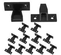 OSALADI Set 12 Clip di Fissaggio a Pressione in Plastica per Mobili, Staffe Angolari Regolabili per Armadi Sospesi e Colonne Romane, Supporto Stabile per Montaggio e Collegamento Pannelli